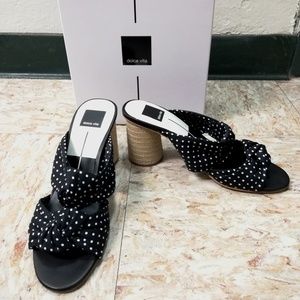 Dolce Vita Jene Knotted Raffia Heels